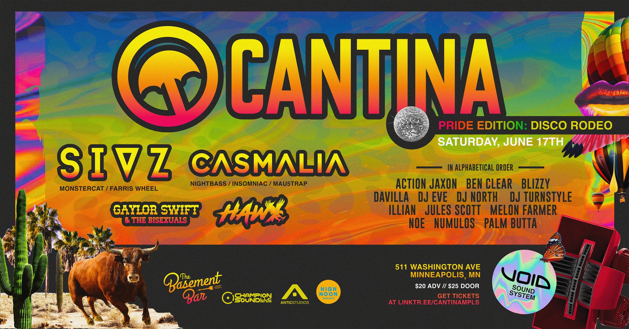 Cantina Pride 2023 Disco Rodeo mnVibe